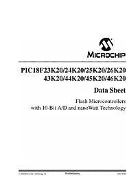 DataSheet PIC18F23K20 pdf